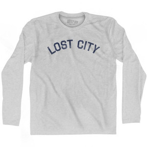 Lost City Adult Cotton Long Sleeve T-Shirt by Ultras