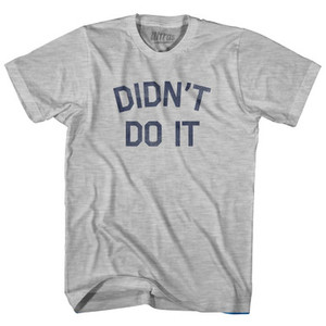 Did Not Do It Youth Cotton T-Shirt By Ultras