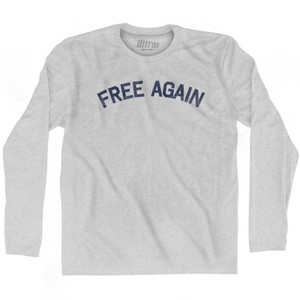 Free Again Adult Cotton Long Sleeve T-shirt by Ultras Free Again Adult Cotton Long Sleeve T-shirt by Ultras