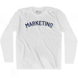 Marketing Adult Cotton Long Sleeve T-shirt by Ultras