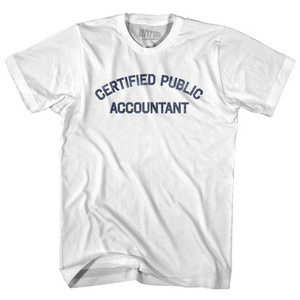 Certified Public Accountant Womens Cotton Junior Cut T-Shirt by Ultras Certified Public Accountant Womens Cotton Junior Cut T-Shirt by Ultras