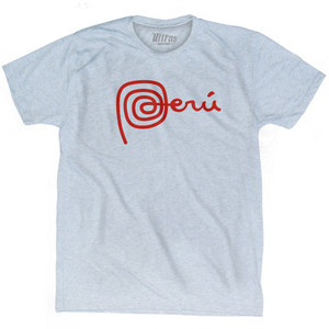 PERU Travel Adult Tri-Blend T-shirt by Ultras