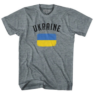 Ukraine Country Flag Heritage Womens Tri-Blend Junior Cut T-Shirt by Ultras Ukraine Country Flag Heritage Womens Tri-Blend Junior Cut T-Shirt by Ultras