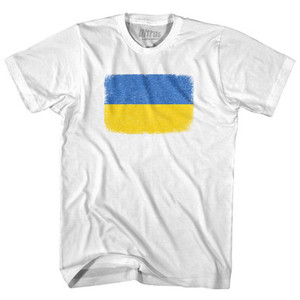 Ukraine Country Flag Youth Cotton T-shirt by Ultras Ukraine Country Flag Youth Cotton T-shirt by Ultras