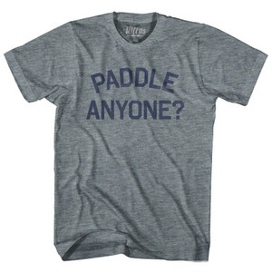 Paddle Anyone Adult Tri-Blend T-shirt - Athletic Grey
