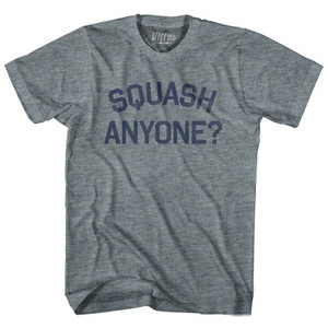 Squash Anyone Adult Tri-Blend T-shirt - Athletic Grey
