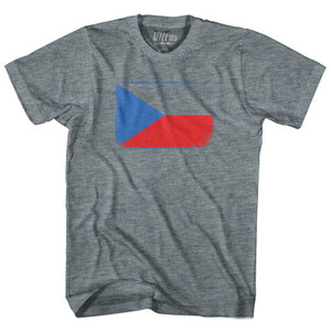 Czech Republic Country Flag Adult Tri-Blend T-Shirt by Ultras Czech Republic Country Flag Adult Tri-Blend T-Shirt by Ultras