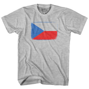 Czech Republic Country Flag Adult Cotton T-Shirt by Ultras Czech Republic Country Flag Adult Cotton T-Shirt by Ultras