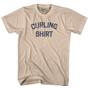 Curling Shirt Adult Cotton T-shirt by Ultras