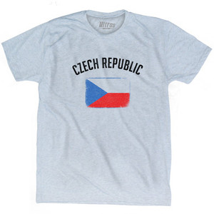 Czech Republic Country Flag Heritage Adult Tri-Blend T-Shirt by Ultras Czech Republic Country Flag Heritage Adult Tri-Blend T-Shirt by Ultras