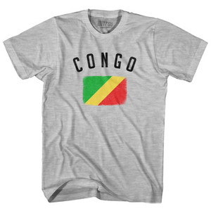 Congo Country Flag Heritage Youth Cotton T-Shirt by Ultras Congo Country Flag Heritage Youth Cotton T-Shirt by Ultras
