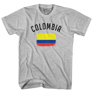 Colombia Country Flag Heritage Adult Cotton T-Shirt by Ultras Colombia Country Flag Heritage Adult Cotton T-Shirt by Ultras