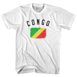 Congo Country Flag Heritage Youth Cotton T-Shirt by Ultras Congo Country Flag Heritage Youth Cotton T-Shirt by Ultras