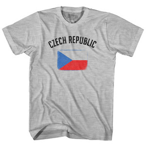 Czech Republic Country Flag Heritage Womens Cotton Junior Cut T-Shirt by Ultras