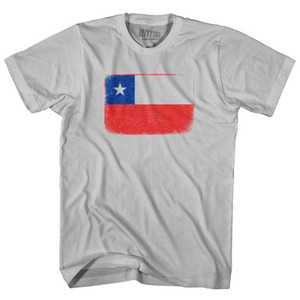 Chile Country Flag Adult Cotton T-Shirt by Ultras