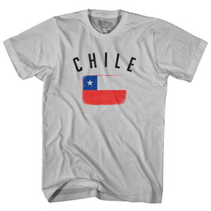 Chile Country Flag Heritage Adult Cotton T-Shirt by Ultras