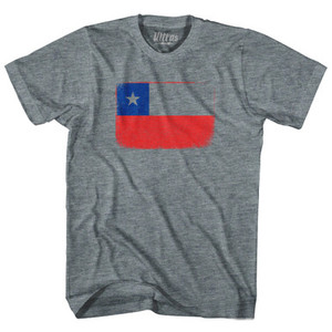 Chile Country Flag Adult Tri-Blend T-Shirt by Ultras Chile Country Flag Adult Tri-Blend T-Shirt by Ultras