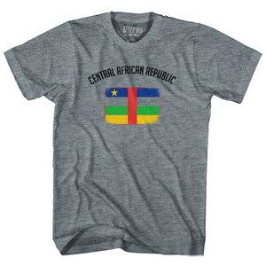 Central African Republic Country Flag Heritage Adult Tri-Blend T-Shirt by Ultras Central African Republic Country Flag Heritage Adult Tri-Blend T-Shirt by Ultras