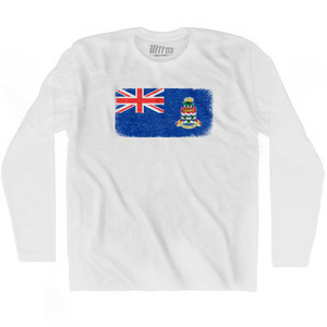 Cayman Islands Country Flag Adult Cotton Long Sleeve T-Shirt by Ultras Cayman Islands Country Flag Adult Cotton Long Sleeve T-Shirt by Ultras