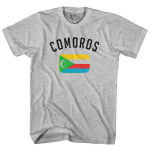 Comoros Country Flag Heritage Womens Cotton Junior Cut T-Shirt by Ultras Comoros Country Flag Heritage Womens Cotton Junior Cut T-Shirt by Ultras