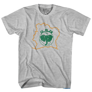 Ivory Coast Elephants Womens Cotton Junior Cut T-Shirt by Ultras Ivory Coast Elephants Womens Cotton Junior Cut T-Shirt by Ultras