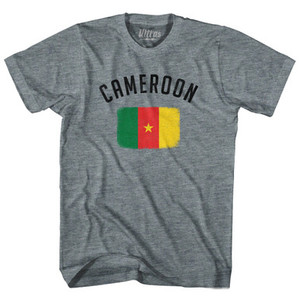 Cameroon Country Flag Heritage Womens Tri-Blend Junior Cut T-Shirt by Ultras Cameroon Country Flag Heritage Womens Tri-Blend Junior Cut T-Shirt by Ultras
