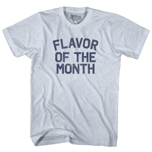 Flavor of the Month Adult Tri-Blend T-shirt - Athletic White