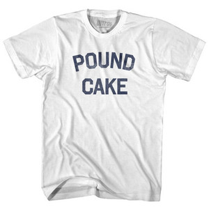 Pound Cake Adult Cotton T-Shirt by Ultras