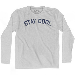 Stay Cool Adult Cotton Long Sleeve T-shirt by Ultras
