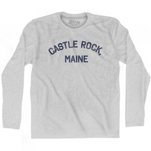 Castle Rock, Maine Adult Cotton Long Sleeve T-shirt for Sale by Ultras Castle Rock, Maine Adult Cotton Long Sleeve T-shirt for Sale by Ultras