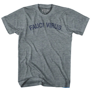 Fauci Virus Womens Tri-Blend Junior Cut T-Shirt by Ultras Fauci Virus Womens Tri-Blend Junior Cut T-Shirt by Ultras
