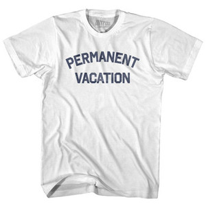 Permanent Vacation Adult Cotton T-Shirt by Ultras