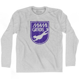 Miami Gatos Adult Cotton Long Sleeve T-Shirt by Ultras Miami Gatos Adult Cotton Long Sleeve T-Shirt by Ultras