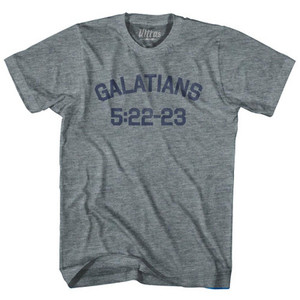 Galatians 5 22-23 Womens Tri-Blend Junior Cut T-Shirt by Ultras Galatians 5 22-23 Womens Tri-Blend Junior Cut T-Shirt by Ultras