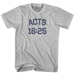 Acts 16 25 Youth Cotton T-Shirt by Ultras Acts 16 25 Youth Cotton T-Shirt by Ultras