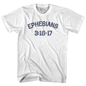 Ephesians 3 16-17 Adult Cotton T-Shirt by Ultras
