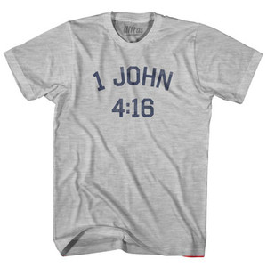 1 John 4 16 Youth Cotton T-Shirt by Ultras 1 John 4 16 Youth Cotton T-Shirt by Ultras