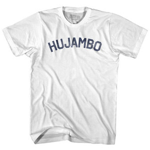 Hujambo - Hello In Swahili Adult Cotton T-shirt - White