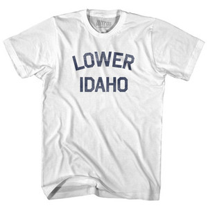 Lower Idaho Youth Cotton T-shirt - White Lower Idaho Youth Cotton T-shirt - White