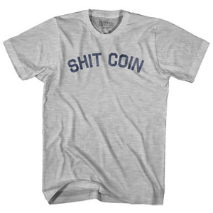 Shit Coin Youth Cotton T-shirt - Grey Heather Shit Coin Youth Cotton T-shirt - Grey Heather