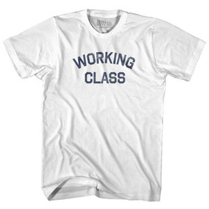 Working Class Womens Cotton Junior Cut T-Shirt - White