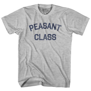 Peasant Class Adult Cotton T-shirt - Grey Heather