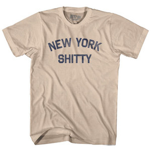 New York Shitty Adult Cotton T-Shirt by Ultras