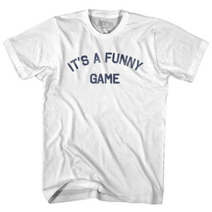 It's A Funny Game Womens Cotton Junior Cut T-Shirt by Ultras It's A Funny Game Womens Cotton Junior Cut T-Shirt by Ultras