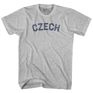 Czech Adult Cotton T-shirt - Grey Heather