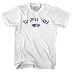 To Hell You Ride Youth Cotton T-Shirt by Ultras