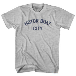 Motor Boat City Adult Cotton T-Shirt by Ultras