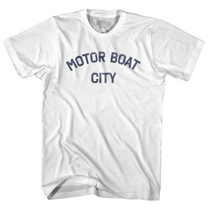 Motor Boat City Womens Cotton Junior Cut T-Shirt by Ultras