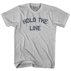 Hold The Line Adult Cotton T-Shirt by Ultras