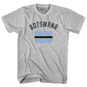Botswana Country Flag Heritage Adult Cotton T-Shirt by Ultras Botswana Country Flag Heritage Adult Cotton T-Shirt by Ultras